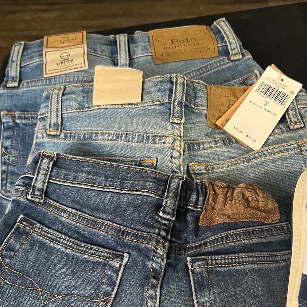Polo by Ralph Lauren Kids Light and Dark Blue Jeans